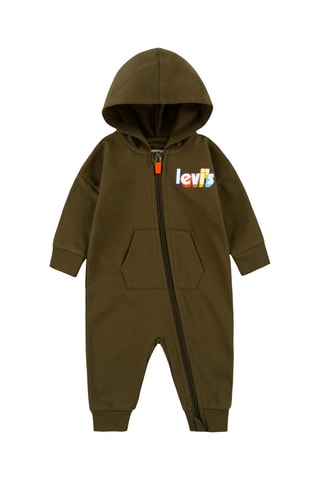 Grenouillère à capuche - Kaki