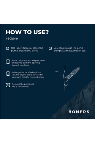 Pompe à pénis - Transparent