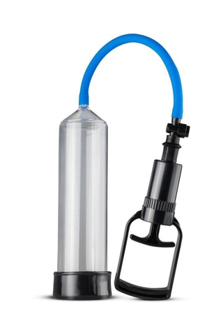 Pompe à pénis transparente avec poignée - 262 g