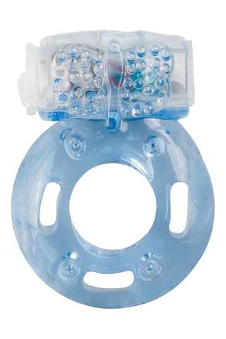 Anneau pénien vibrant - Bleu