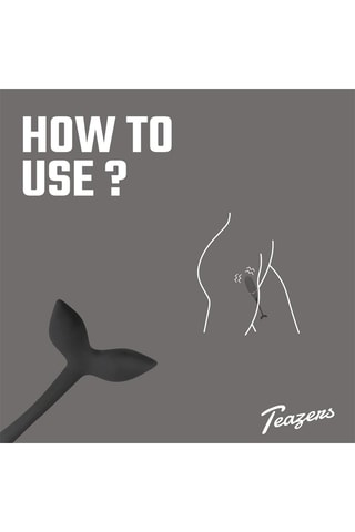 Œuf vibrant - Noir - 14 cm