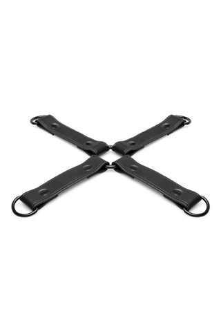 Menottes aux mains et chevilles - Noir