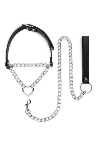 Collier avec chaîne - Noir