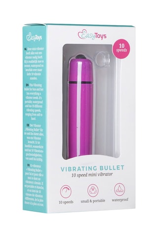 Mini vibromasseur waterproof - Violet - 7 cm