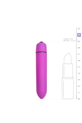 Mini vibromasseur waterproof - Violet - 7 cm