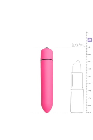 Mini vibromasseur waterproof - Rose - 7 cm