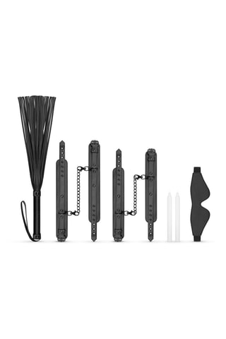 Ensemble de bondage fétichiste 5 pièces - Noir