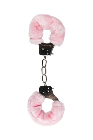 Menottes Furry Handcuffs - Rose