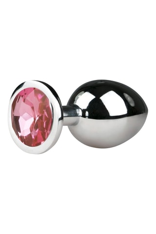 Plug anal - Argenté - 7 cm