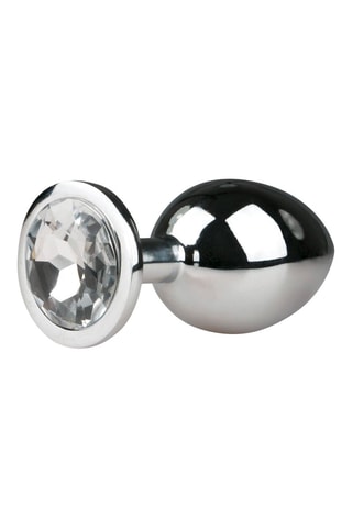 Plug anal - Argenté - 7 cm