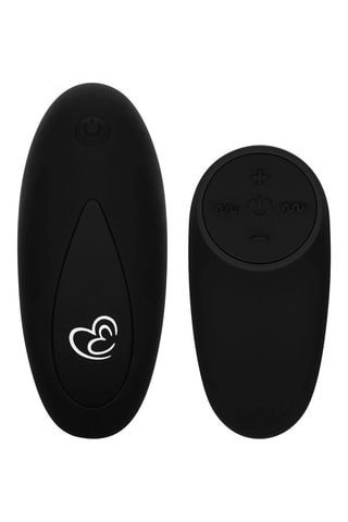 Plug anal télécommandé - Noir - 7 cm