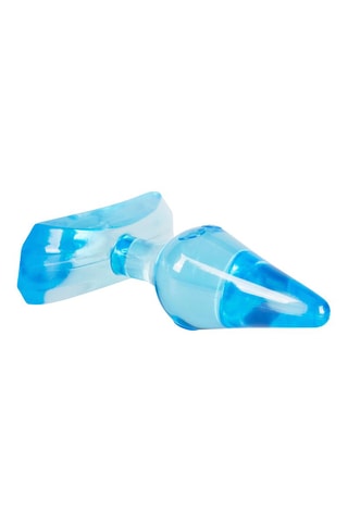 Plug anal - Bleu - 6 cm