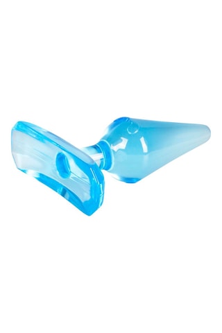 Plug anal - Bleu - 6 cm