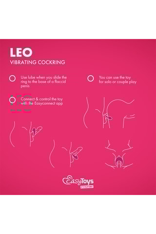 Anneau pénien vibrant - Rose