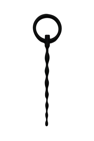 Dilateur pénien avec anneau - Noir