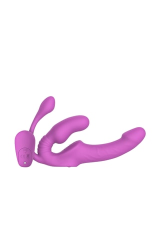 Plug Strapless Strap-On - Violet
