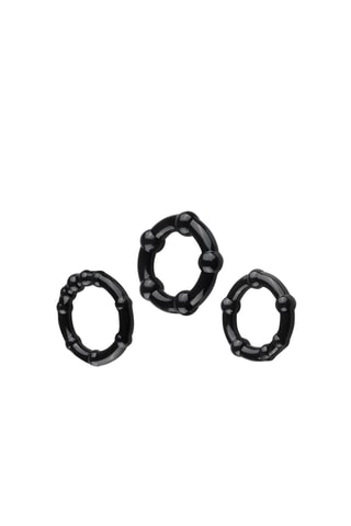 3 anneaux pénien - Noir