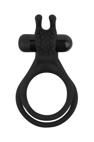 Cockring vibrant avec oreilles de lapin