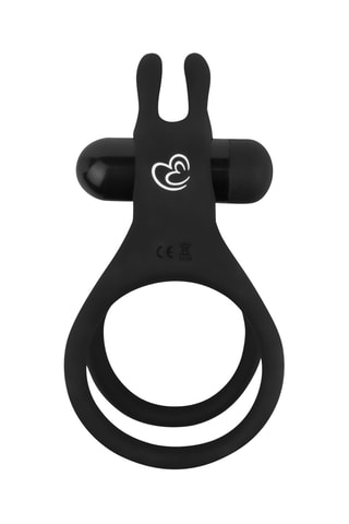 Cockring vibrant avec oreilles de lapin