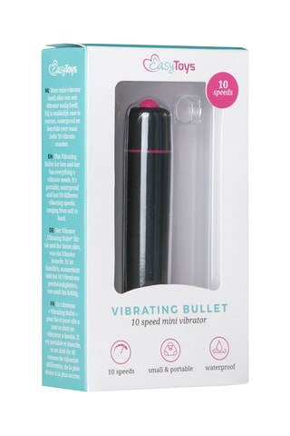 Vibromasseur Bullet Vibrator 10 Standen - Noir