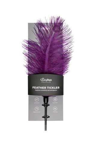 Plumeau à chatouille - Violet