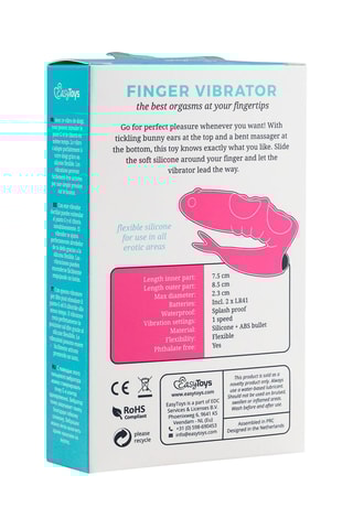 Vibro de doigt rose - Rose