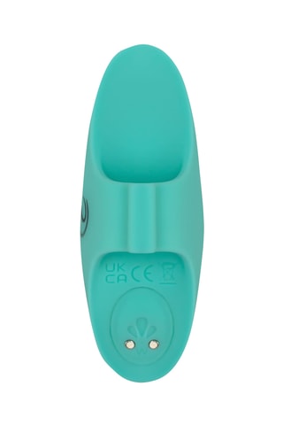 Vibromasseur pour doigt - Turquoise