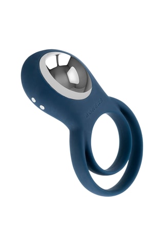 Anneau pénien vibrant Boners - Bleu foncé