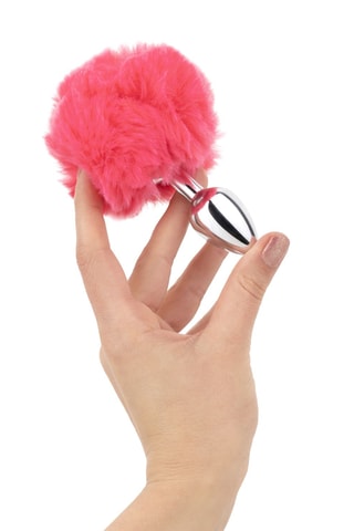 Plug queue de renard - Rose