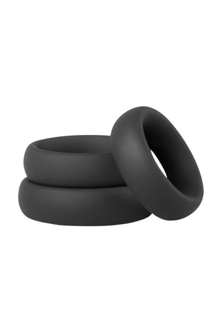 3 anneaux péniens - Noir