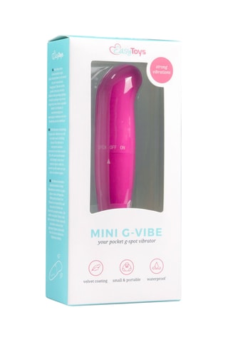 Mini vibromasseur point G - Rose - 8 cm