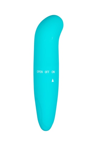 Mini vibromasseur point G - Turquoise - 8 cm