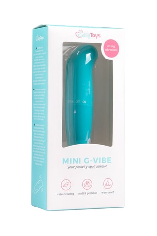 Mini vibromasseur point G - Turquoise - 8 cm