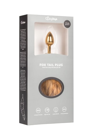 Plug anal - Marron - 6 cm