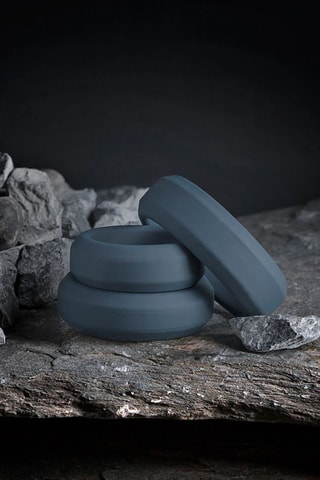 3 anneaux péniens - Bleu marine