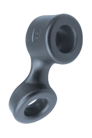 Anneau pénien avec séparateur de testicules - Noir