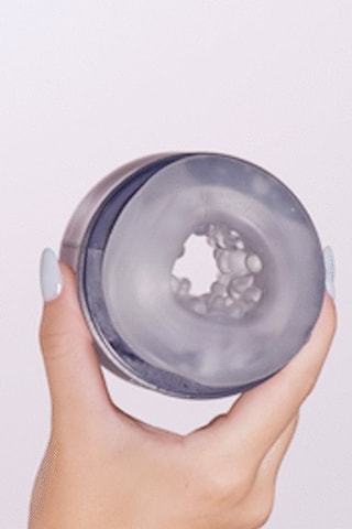 Masturbateur vibrant 2 faces FPPR - Bleu marine