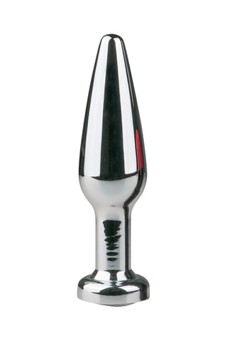 Plug anal Metalen Buttplug met Diamant - Argenté