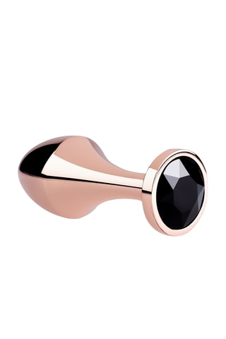 Plug anal Rosy Gold - Rose - 8 cm