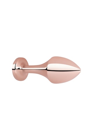 Plug anal Rosy Gold - Rose - 8 cm