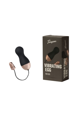 Œuf vibrant avec télécommande Teazers - Noir