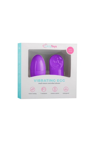 Œuf vibrant télécommandé EasyToys Mini Vibe Collection - Violet