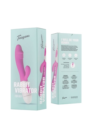 Vibromasseur rabbit Teazers - 10 cm