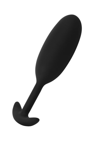 Plug anal lesté medium - Noir - 10,4 cm
