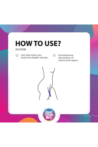 Vibro lapin Fane - Violet