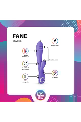 Vibro lapin Fane - Violet