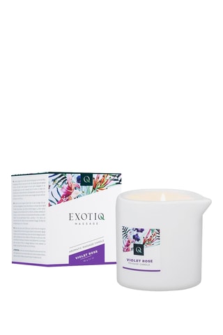 Bougie de massage violet rose Exotique - 60 g