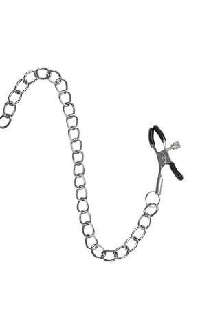 bâillon à boule avec pinces à tétons - Noir