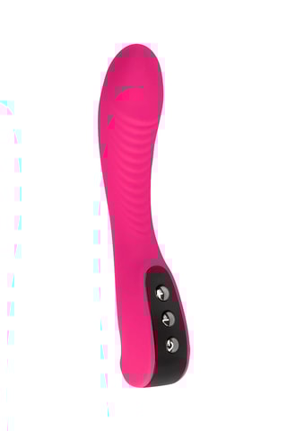 Vibromasseur point G geribbelde classics - Rose - 11 cm