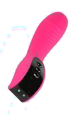 Vibromasseur point G geribbelde classics - Rose - 11 cm